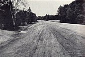 Highway 45 under construction near Fenella in 1950