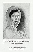 Marie Laurencin, Exposició d'Art Cubista, Galeries Dalmau, Barcelona, 1912 (catalogue)