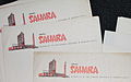 Hotel Sahara stationery featuring the 14-story tower c. 1960