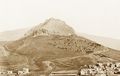 Lycabettus c. 1870-80, without St. George's Chapel and before the modern planting of pine trees