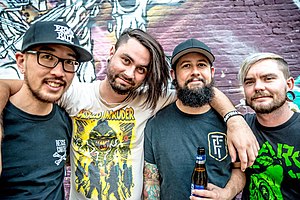 From left to right: Ray, Pat, Harry, Ben - Photo by Greet Druyts