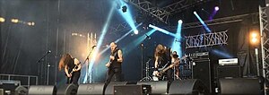 King of Asgard performing at Ragnard Rock Festival, France, 2016