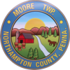 Official seal of Moore Township