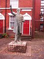 Statue of William Booth, on Notintone Place