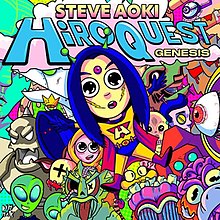 Steve Aoki Hiroquest Genesis album cover