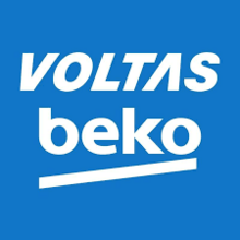 Blue logo of VoltasBeko