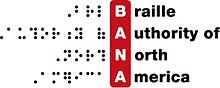Logo of the Braille Authority of North America