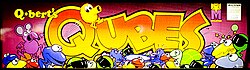 Q*Bert's Qubes arcade marquee