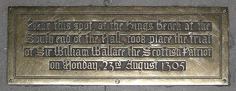 Scots Wha Hae - William Wallace plaque