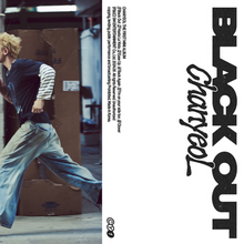 The digital cover for Black Out, Chanyeol's debut EP.