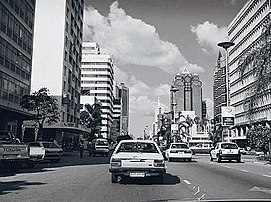 Downtown Harare, facing the Reserve Bank