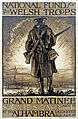 World War I poster for a fundraising event in support of Welsh troops by Frank Brangwyn