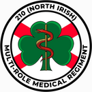 Regimental Insignia of 210 (North Irish) Multi-Role Medical Regiment, RAMC, British Army