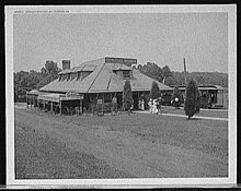 Mount Vernon trolley terminal between 1910 and 1920