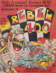 1972 Rebel 400 program cover