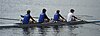 Warming up in an Eton Racing Boat