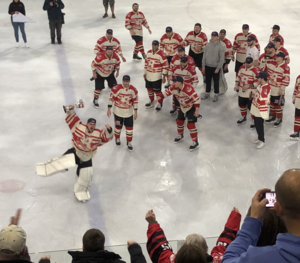 A photo of the Billingham Stars, having won the 2023/24 NIHL Division 1 North Moralee Conference.