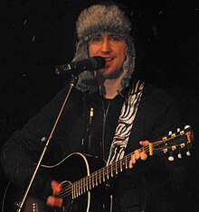 Mitch MacDonald performing in the Top Three Tour after the sixth season of Canadian Idol.