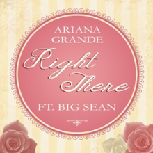 单曲封面中有一个带有花式边框的粉红色圆圈。下边左右两角有两朵花装饰，背景是黄白色的。