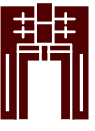 现行校徽，以最初的教学楼（今校史楼）大门为设计蓝本