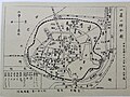 民国三十三年（1944年）日占时期贵池县城地图